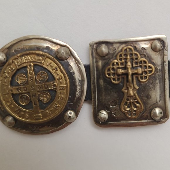 Barbosa Virgen de Guadalupe St Benedict Bracelet Mexico - Picture 2 of 8